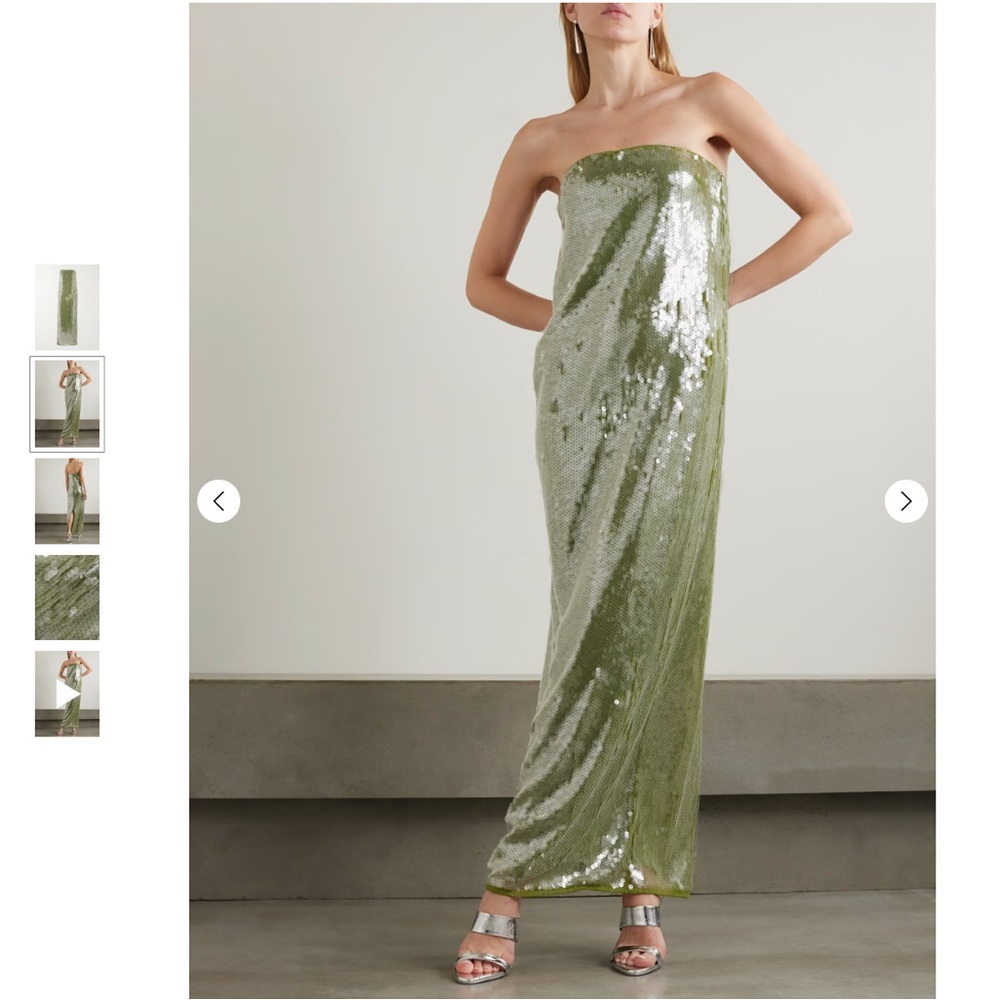 Staud Casey Dress Garden Moss Size 10